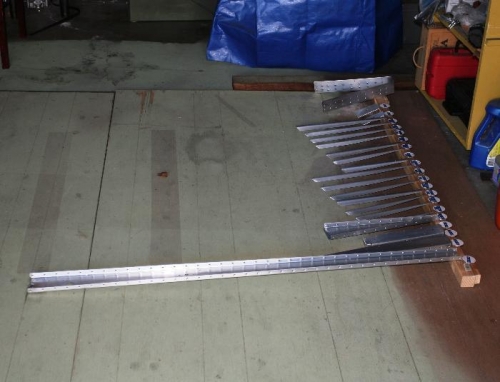 Elevator Components Cleaned and Scotchbrited with Prekote