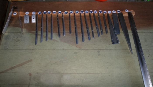 Elevator Components Cleaned and Scotchbrited with Prekote