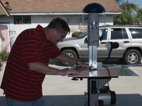 Cutting Out Landing Light Lens Frames