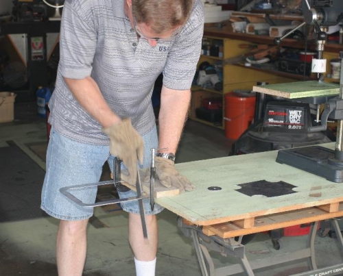 Using my Vixen File to Smooth out the Nibbled Edge