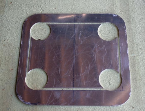 How the Frame Looks with the Center Section 