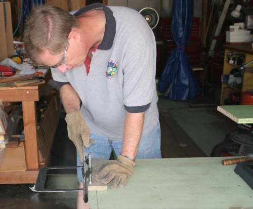 Using a Vixen File to Clean Up the Inside Edges of a Frame