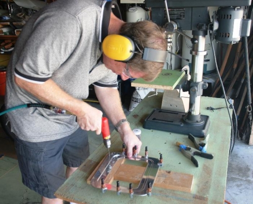 Match Drilling the Frames Along the Top Edge