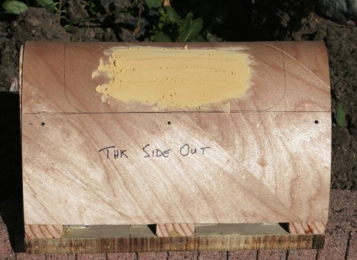 Original Landing Light Lens Form with Wood Dough Applied