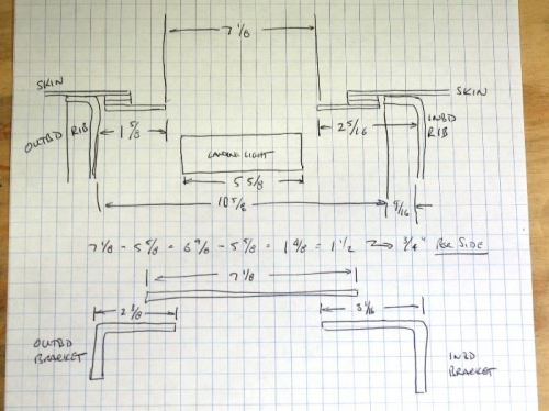 Sketch Showing the PRinciple Dimensions of the Installation
