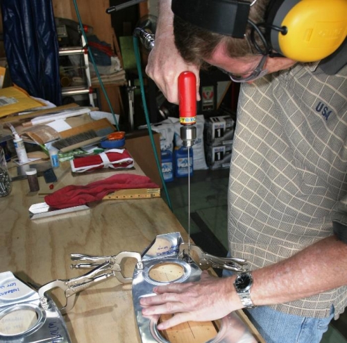 Match Drilling the Outboard Bracket to the Outboard Rib
