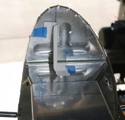 Creating a Cardstock Template for a Fore/Aft Strut