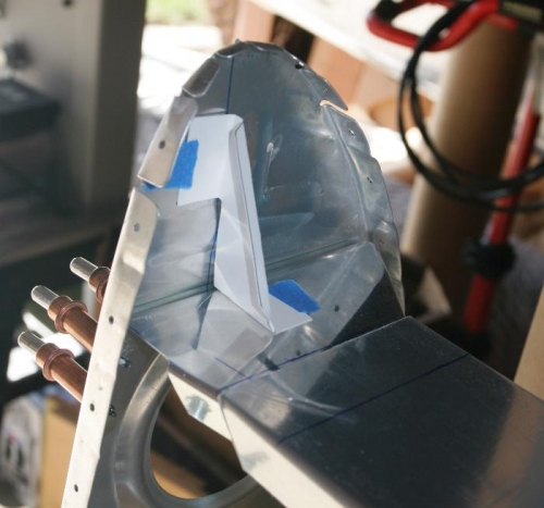 Creating a Cardstock Template for a Fore/Aft Strut