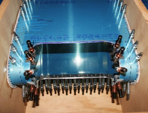 Another Preliminary Landing Light Lens Shim Installation