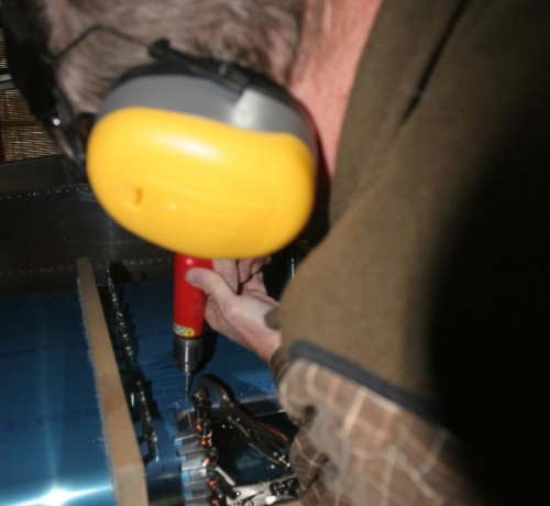 Match Drilling Landing Light Support Frame to Left Leading Edge