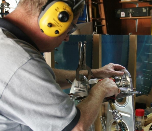 Match Drilling Outboard Strut to Outboard Rib Using a Shorter Drill Bit