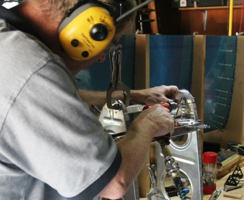 Match Drilling Outboard Strut to Outboard Rib Using a Shorter Drill Bit