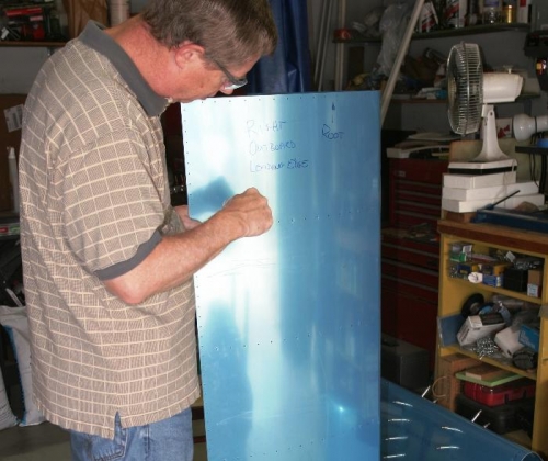 Deburing the Outboard Skin