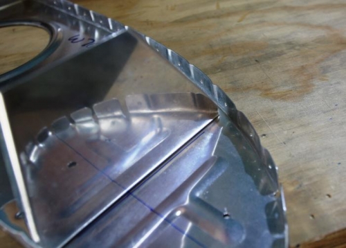 Right Wing Inboard landing Light Bracket Clearances