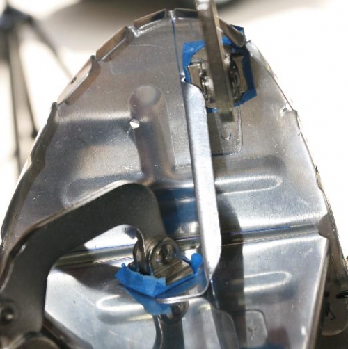 Freshly Made Bracket Ready for Drilling