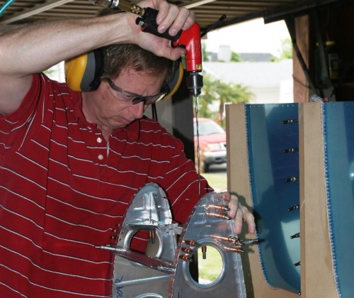 Drilling the Opposite Side Bracket