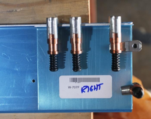 Aft Spar Outboard Aileron Doubler Clamped in Place