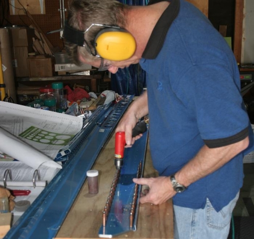 Match Drilling the Left Aft Spar