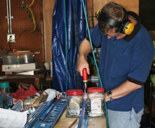 Match Drilling the Outboard Aileron Doubler