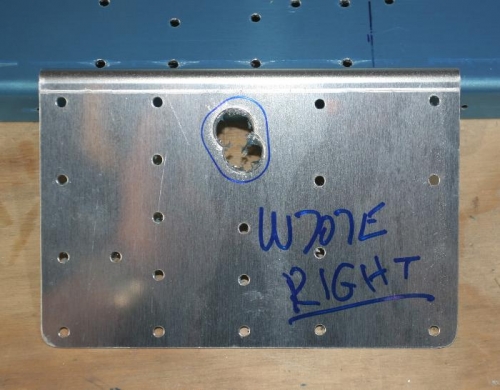 Overlapping Holes Drilled Using the Unibut