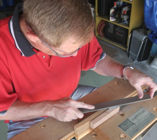 Finishing Cut Edges with My Vixen File