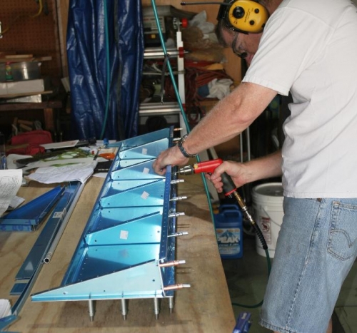 Match Drilling the Flap Ribs to the Flap Spar