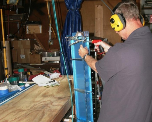 Match Drilling the Flap Drive Bracket Assembly to the Inboard Flap Rib and Spar