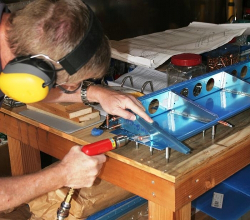 Match Drilling the Flap Drive Bracket to the Inboard Flap Rib