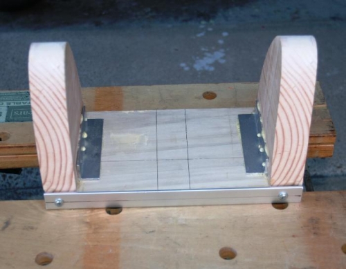 Partially Assembled Leading Edge Form Showing Skin Retainer Installed