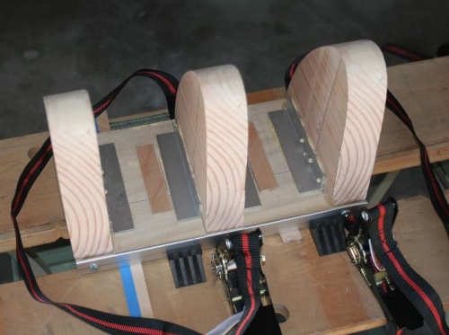 Middle 2x8 Leading Edge Form In Place and Captured