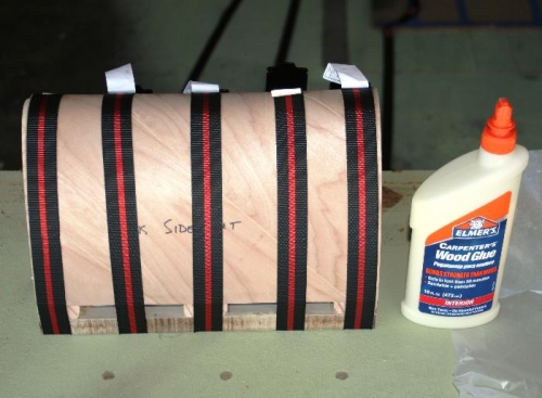 Final Gluing of Leading Edge Form