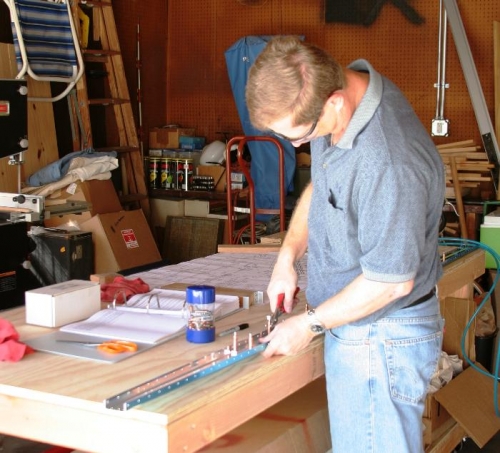 Trial fit of HS-603PP into HS-609PP