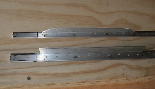 HS-710 and HS-714 marked for bending and drilling
