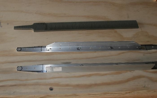 HS-710 and HS-714 trimmed prior to bending