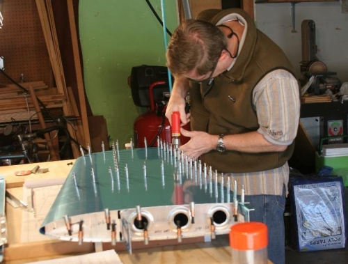 Match Drilling LH HS-601PP Skin to structure