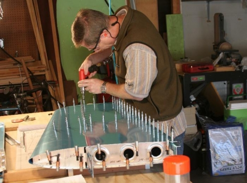 Match Drilling LH HS-601PP Skin to structure