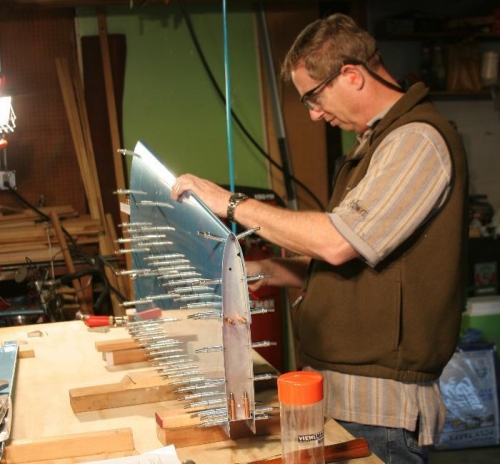 Match Drilling LH HS-601PP Skin to structure