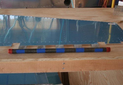 Rudder Leading Edge Ready to Roll