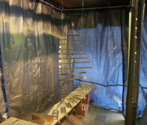 New parts waiting to be primed