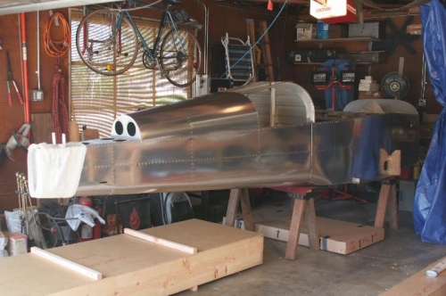 Quick Build Fuselage with Wing Kit Crate Below