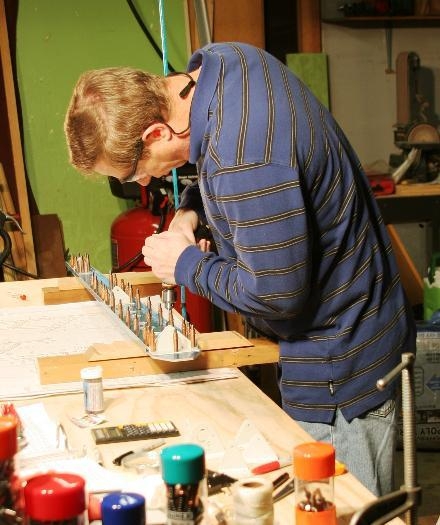 Match Drilling the Vertical Stabilizer Rear Spar