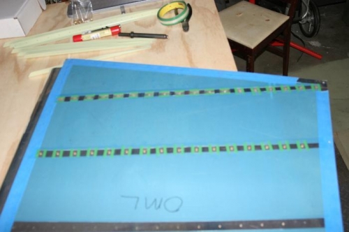 Riveting Tape holds 5/32 rivets