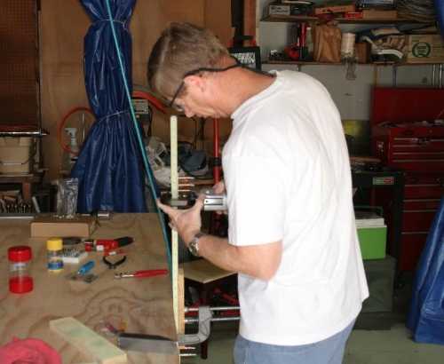 Assembling the Rudder Skeleton