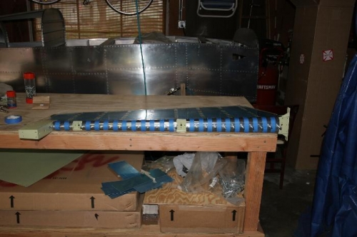 Rudder Leading Edge Ready for Drilling