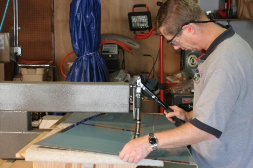 Dimpling the Vertical Stabilizer Skin with the DRDT-2