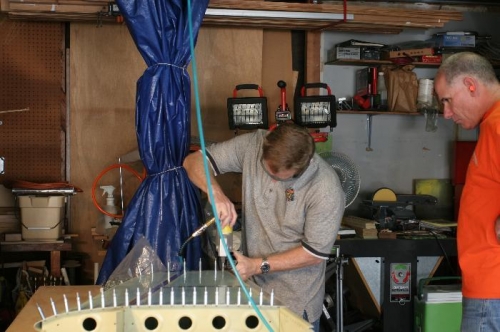 I Demonstrate the Pneumatic Squeezer to Henry