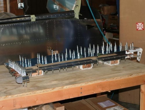 Left Elevator Fully Clecoed