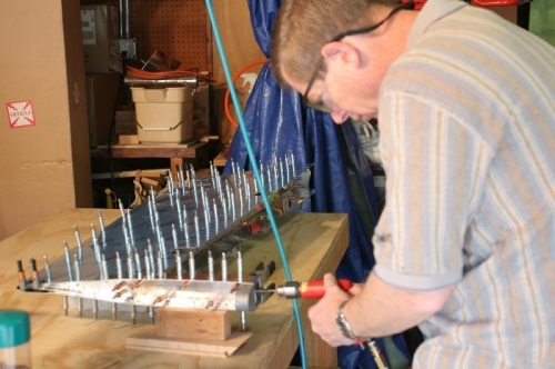 Drilling the Right Elevator Lead Counterbalance Weight