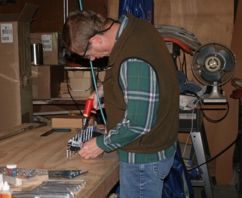 Match Drilling the Elevator Trim Tab