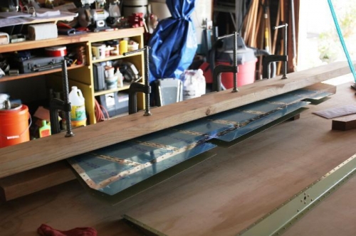 Right Elevator Trailing Edge Getting 